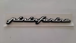 PININFARINA aluminum side emblem 125 x 20 mm. - Picture 1 of 4