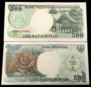 Indonesia 500 Rupiah 1992 Banknote World Paper Money UNC Currency Bill Note - Picture 1 of 1