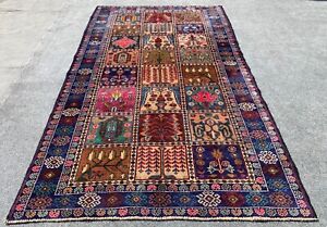 New ListingAuthentic Hand Knotted Vintage Afghan Balouch Wool Area Rug 6 x 4 Ft (4780 Hm)