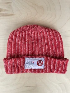 Lululemon Beanie X Love Your Melon Rare Limited Edition Cuffed 100% Cotton USA - Picture 1 of 5