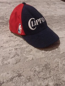 Vintage Los Angeles Clippers Hat Mens Large Red Nike Fitted Small Wool Blend NBA - Picture 1 of 5