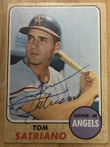 Tom Satriano #238 signed autograph auto 1968 Topps Baseball Card - Picture 1 of 2