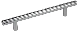 Silverline Gebürstet Satin Nickel T Bar Zug Hardware Schrank Griff 3-3/4" 50P - Bild 1 von 7
