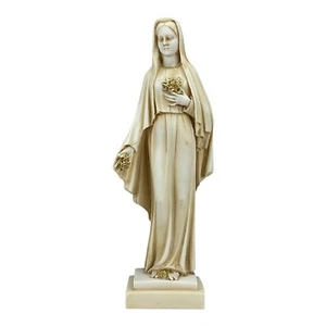 Jungfrau Maria Mutter Jesu Heilige Muttergottes von Rose Madonna Statue Patina - Bild 1 von 9