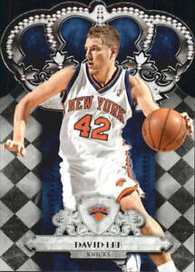 2009-10 Crown Royale New York Knicks Basketball Card #10 David Lee
