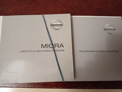 Manuale uso e manutenzione Nissan Micra - Immagine 1 di 2