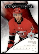 2018-19 Upper Deck Ultimate Collection Introductions Nicolas Roy Carolina