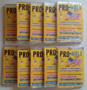 (10) ProMold MH51SA 2nd Gen Magnetic Card/Sleeve Protector 1951-52 Bowman NIP - Picture 1 of 2