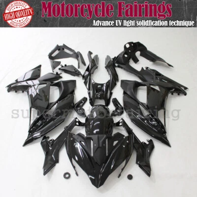 Kit de carenado negro brillante ABS inyección 18 para Kawasaki Ninja 650 EX650 2017-2019 Foto 1 de 4