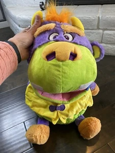 New Tummy Stuffers Hippo Monster Plush Green Yellow Stuffed Animal Jay At Play - Picture 1 of 4