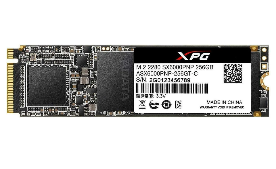 Adata XPG SX6000 Pro 256GB M.2 2280 SSD PCIe 3.0 x4 NVMe Interface - Image 1 of 1