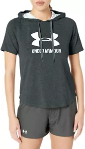Under Armour Hoodie Women's Small UA Sportstyle Short Sleeve Hoody Lightweight - Picture 1 of 3