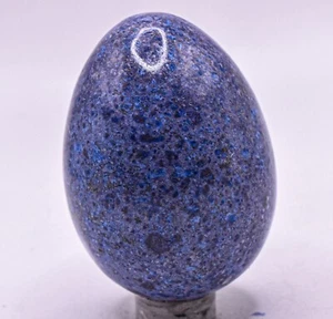 55mm Orbicular Orbs Blue Dumortierite Egg Polished Natural Crystal Mineral Peru - Picture 1 of 5