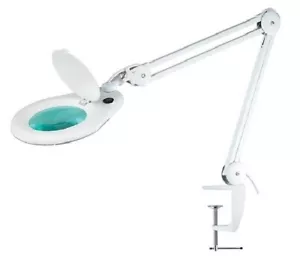 Lampada fluorescente professionale con lente di ingrandimento lavori precisione - Foto 1 di 1