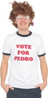 Napoleon Dynamite Vote For Pedro T-Shirt & Accessory Kit - Cosplay Costume Set - Image 1 of 4
