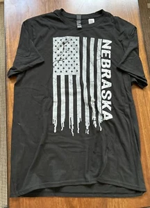 Nebraska Short Sleeve Shirt Men's L Black New - The Concert Tee - Bild 1 von 4