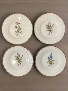 Set of 10 Vintage Varages Provence Botanical Plates - Picture 1 of 6