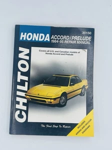Chilton Honda Accord Prelude 1984-95 Repair Manual & Wiring Diagrams #30150 - Picture 1 of 3