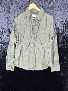Rag & Bone Shirt Mens S Green Long Sleeve Button Up Chambray Casual Preppy - Picture 1 of 7