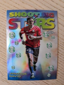 Topps Chrome Uefa Ucc 2023-24 Jonathan David Shooting Stars - Picture 1 of 1