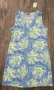 Neu mit Etikett Lilly Pulitzer Small Essie Kleid tropisch wie seine heißen Blumen Punkte Damen - Bild 1 von 6