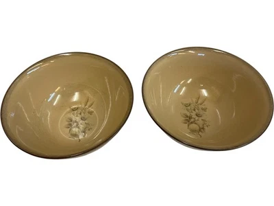 Juego de cuencos de gres artesanales Denby Memories diseño floral de 8,5" Foto 1 de 4