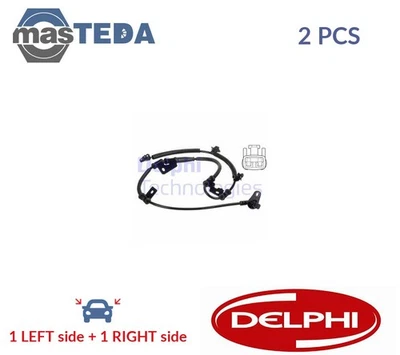 SS20511 ABS WHEEL SPEED SENSOR PAIR FRONT DELPHI 2PCS NEW OE REPLACEMENT - Image 1 of 4