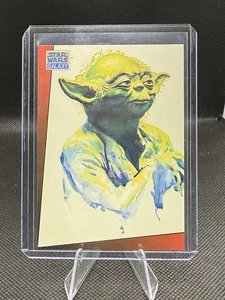 1993 Topps Star Wars Galaxy Series 1 Trading Card #10 - Yoda Collectible - Picture 1 of 2