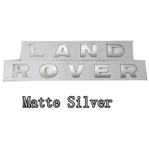 For Land Rover LR3 LR4 Front Hood Logo OEM Emblem Letters Badge Silver - Picture 1 of 1