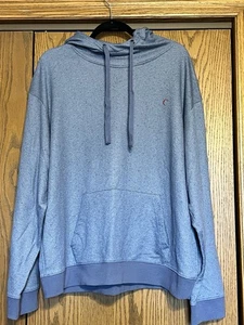Zyia🌙 Women’s Active Terry Hoodie Textured Blue Sweatshirt Size XXXL (3XL) Used - Picture 1 of 5