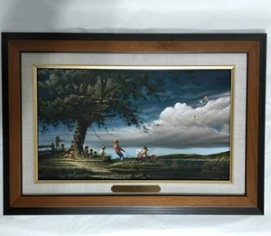 Terry Redlin’s Precious Memories Collection “Spring Fever” Art Print With Plaque - Picture 1 of 4