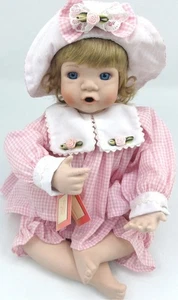 Ashton Drake Porcelain Doll “Precious in Pink” Vintage 1994 COA: 6763 A - Picture 1 of 8