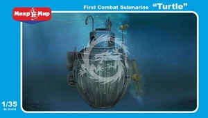 First Combat Submarine Turtle MikroMir 35-015 skala 1/35 - Imagen 1 de 1
