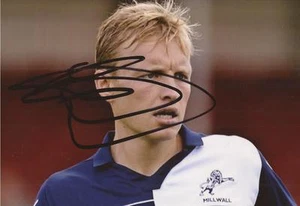 MILLWALL: JOSH WRIGHT SIGNED 6x4 ACTION PHOTO+COA - Picture 1 of 1