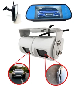 Motorhome Van Dual Twin Commercial Reversing Reverse Rear View Parking Camera - Picture 1 of 10