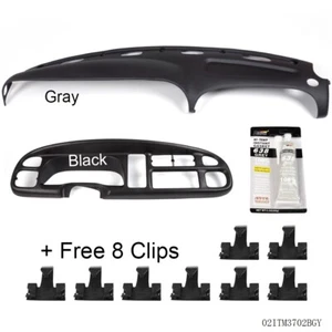 Fit For 98-02 Dodge Ram 1500 2500 3500 Pickup Dash Bezel Dashboard Cover Overlay - Picture 1 of 8