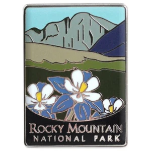 Spilla Parco Nazionale delle Montagne Rocciose - Souvenir Colorado, Serie Ufficiale Viaggiatore - Foto 1 di 1