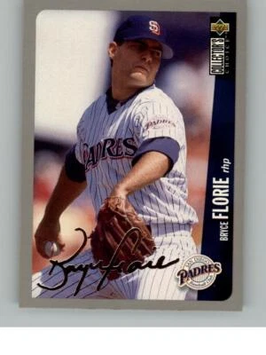1996 Collector's Choice Bryce Florie 292   San Diego Padres Silver Signature - Image 1 of 2