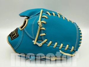 New ZETT Pro Model 12" Pitcher Baseball Glove Macaron Blue Cream RHT SALE - Picture 1 of 4