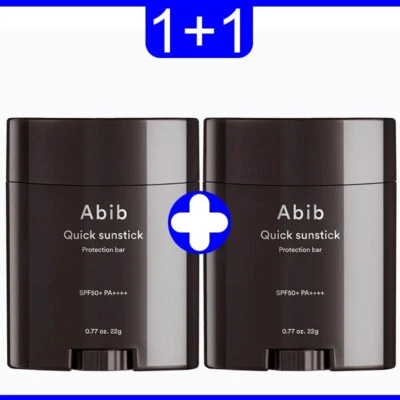 1+1 Abib Quick Sunstick Protection Bar SPF50+ PA++++ - 22g sun stick sun screen