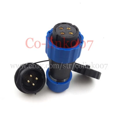 SD20 4Pin Waterproof Connector, Aviation Circular AUTO Industrial Plug Socket - Image 1 of 4