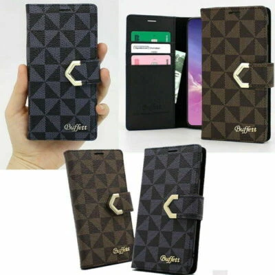 Buffett Mini Wallet Case for Samsung Galaxy S23 S23+/Ultra/S22 S21 S20 S10 S9 S8 - Image 1 of 4