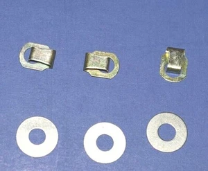 3 Wiper Motor Linkage Spring Clips & Washers Grumman Step Van Trucks LLV 49-711 - Picture 1 of 3