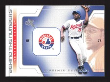 1995 Fleer E-X Behind the Numbers #130 Vladimir Guerrero    Montreal Expos