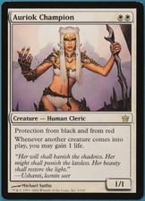 Auriok Champion Fifth Dawn HEAVILY PLD White Rare MTG CARD (ID# 243512) ABUGames
