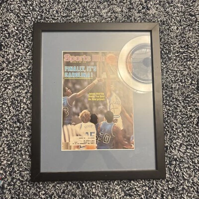 James Worthy Signed Sports Illustrated Framed Matted - Image 1 of 4