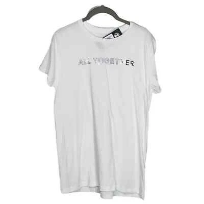 Camiseta para mujer Under Armour All Together HeatGear blanca plateada L Foto 1 de 4