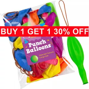 20 LARGE PUNCH BALLOONS PARTY BAG GOODY FILLERS GOODS CHILDREN LOOT BAGS TOYS UK - Picture 1 of 17