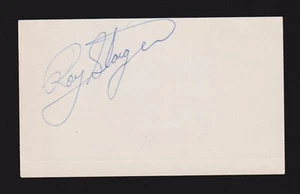 Roy Staiger ( Debut 1975 ) METS YANKEES SIGNED AUTOGRAMM AUTO 3x5 INDEX COA - Bild 1 von 1