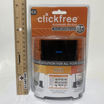 Clickfree Automatic Backup 320 GB Windows Vista, XP, 7- Mac OS 10.5 Later See⭐️ - Image 1 of 4